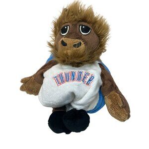 Oklahoma City Thunder NBA Mascot Plush Ball Buddy Hidden Zippered Basketball